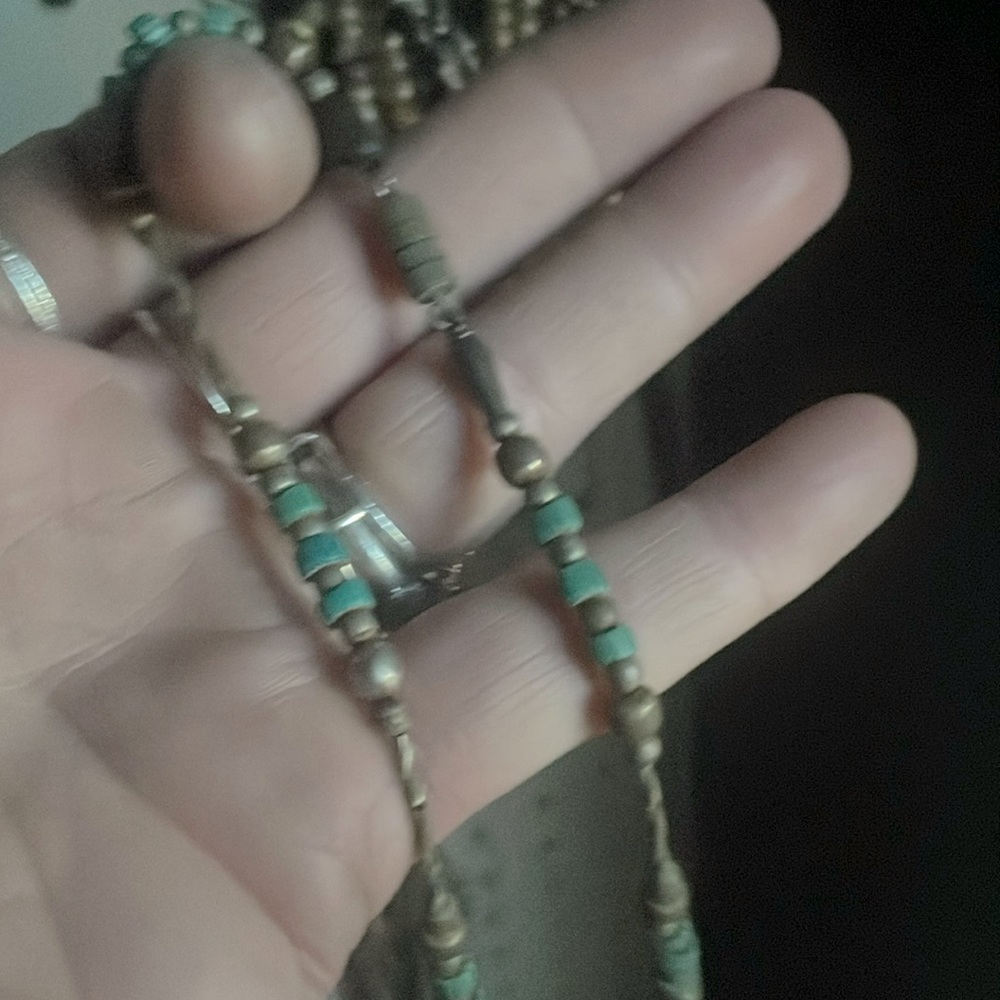 Vintage sterling silver ,turquoise chocker/